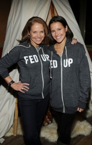 Katie Couric and her daughter Ellie. (2014)